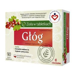 COLFARM, Herbs in Tablets Hawthorn for Circulation and Heart Work, 30 tablets