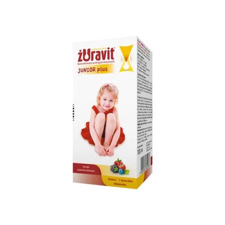 HERBAPOL | Żuravit Junior Plus syrop z owoców leśnych /100 ml