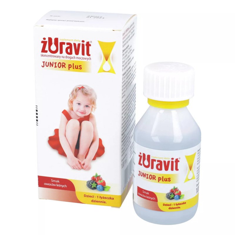 HERBAPOL | Żuravit Junior Plus syrop z owoców leśnych /100 ml