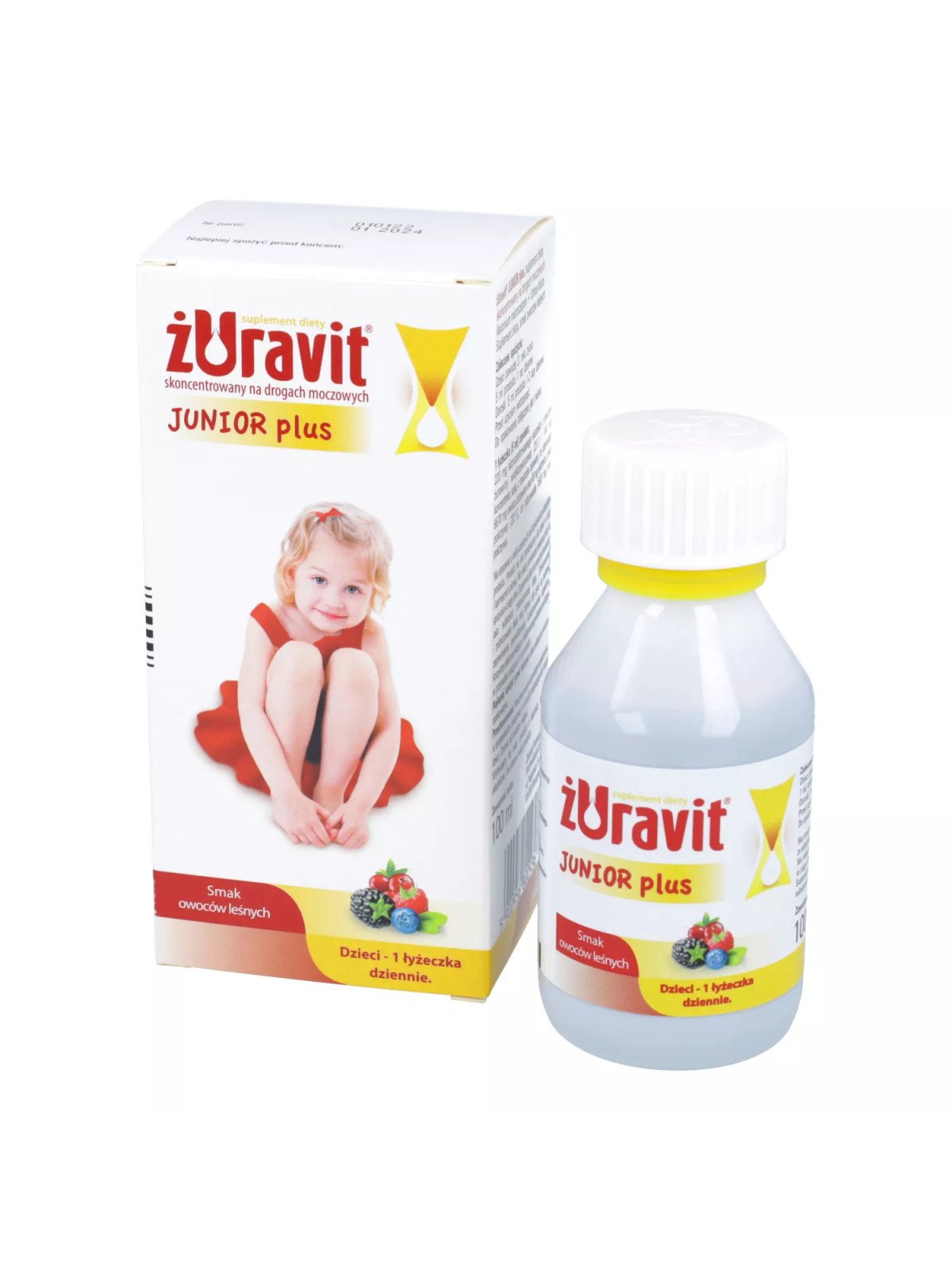 HERBAPOL | Żuravit Junior Plus syrop z owoców leśnych /100 ml