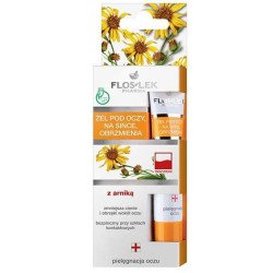 FLOS-LEK, Arnica eye gel for dark circles and puffiness, 15 ml
