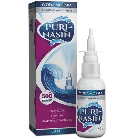 AFLOFARM, Puri-nasin isotonic sea water, blocked sinus, blocked sinuses from 6 months, 50ml