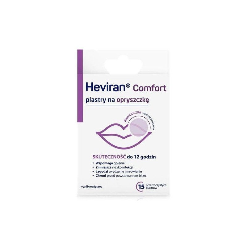 Heviran Comfort Anti-Herpes Patch, 15 pcs