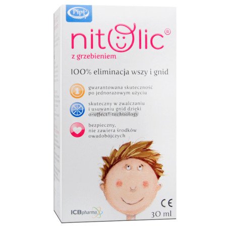 ICB, Pipi Nitolic spray set with Lice comb, 50ml