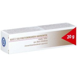 Ichthyol Ointment, inflammation of the skin, skin ulcers, acne infected, 20g