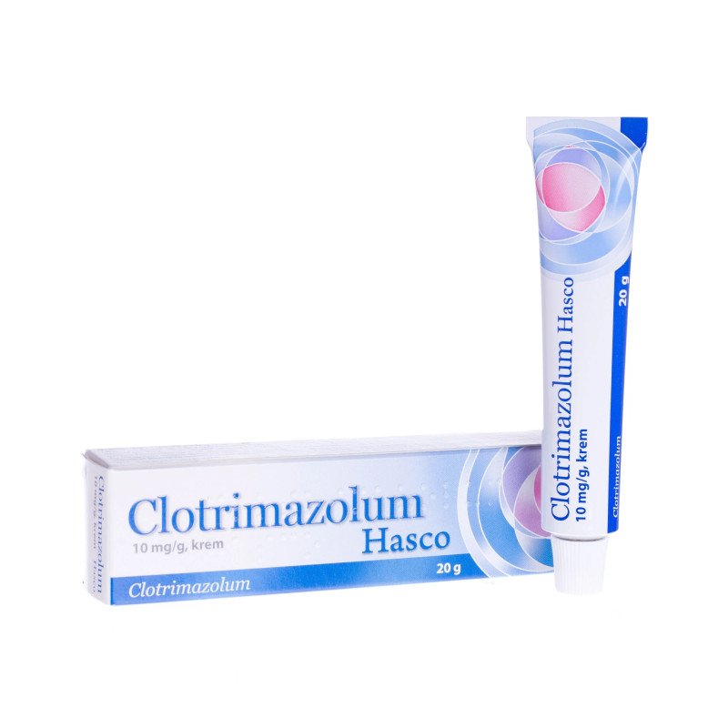 HASCO-LEK, Clotrimazolum Hasco cream, athlete's foot, skin fungus, ringworm treatment, 20g