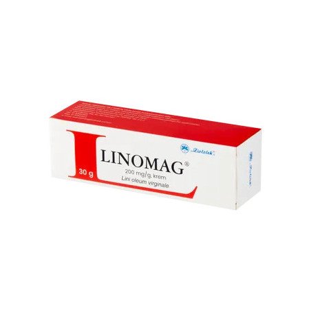 Linomag Krem 200mg na egzemę, wytrzewienie, łuszczycę, wysypki /30g