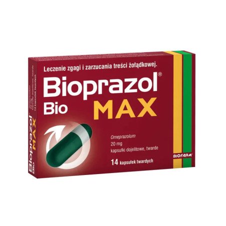 BIOFARM , Bioprazol Bio Max, heartburn, 14 capsules