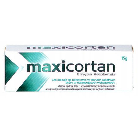 AFLOFARM Maxicortan, krem hydrokortyzonowy 10mg/g, 15 mg