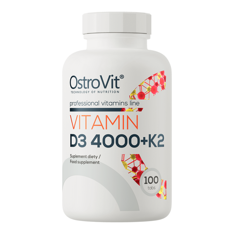 OstroVit, Vitamin D3 4000 IU + K2 100 tabletek