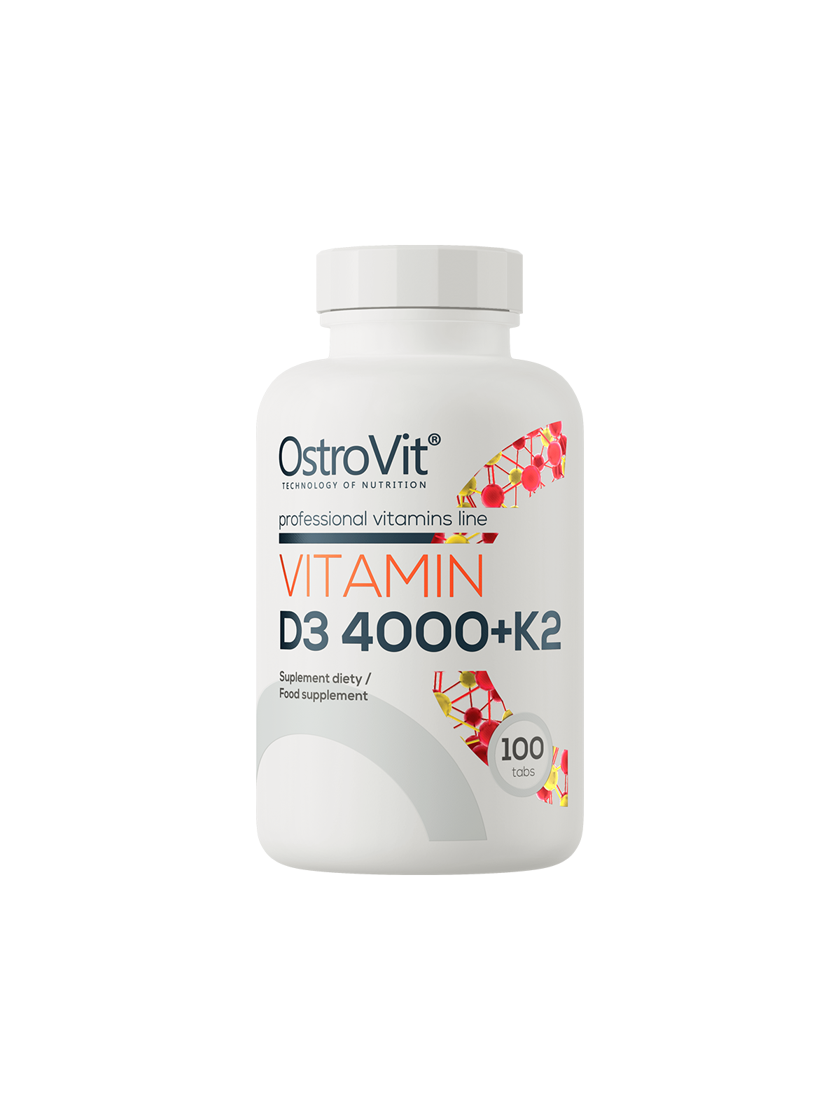 OstroVit, Vitamin D3 4000 IU + K2 100 tabletek