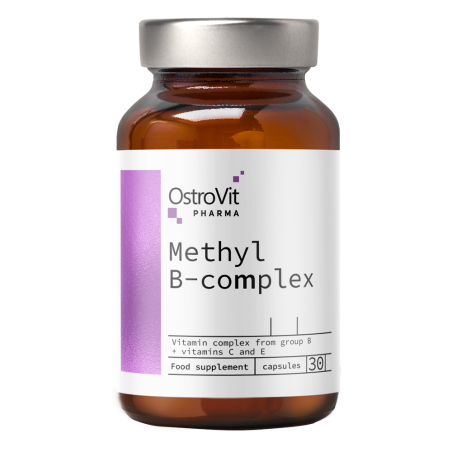 OstroVit, Pharma Methyl B-Complex, 30 kapsułek