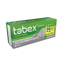 Tabex 1.5mg - 100 tablets and 25 days of treatment. Quit Smoking Aid