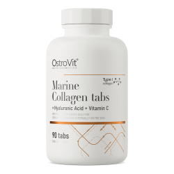 OstroVit, Marine Collagen + Hyaluronic Acid and Vitamin C, 90 tablets