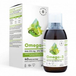 AURA HERBALS | Omega-3 (370 DHA / 700 EPA) in liquid form - 200 ml