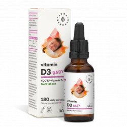AURA HERBALS | Vitamin D3 for Babies (400 IU) - Drops 30 ml