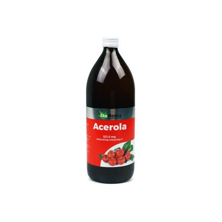 EkaMedica, 100% Naturalny Sok Acerola, bez dodatku cukru, 500ml