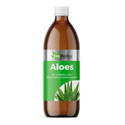 EkaMedica, 100% Natural Aloe Juice, supporting the digestive system, sugar free, 500ml