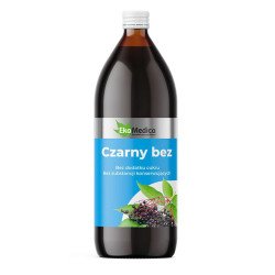 Ekamedica, Naturalny Sok Czarny Bez, bez cukru, wspiera odpornosć 0,5L