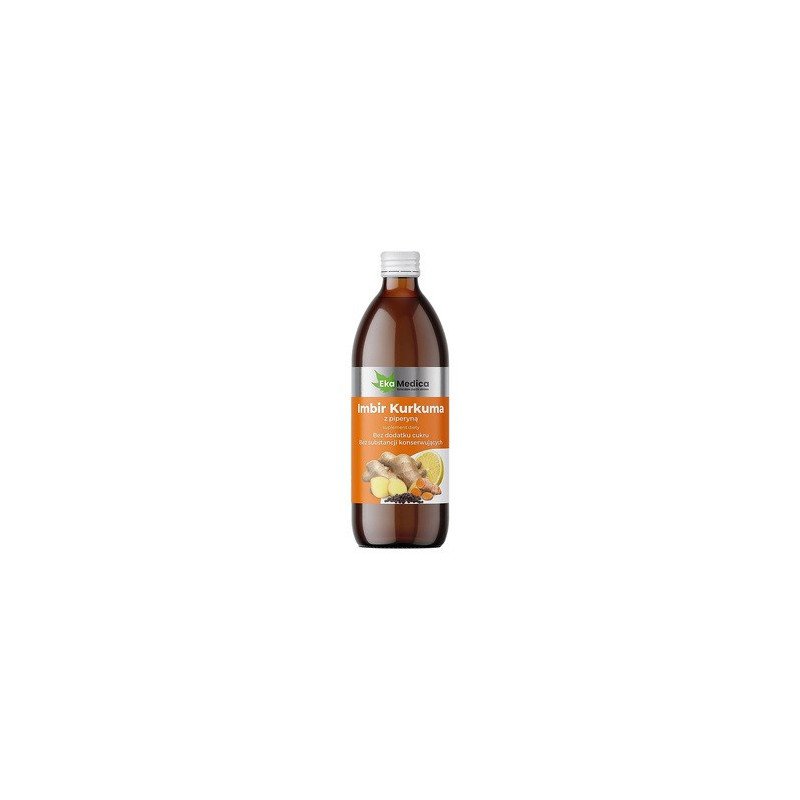 EkaMedic, 100% Ginger Juice with Turmeric and Piperine, 500 ml