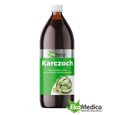 EkaMedica, Naturalny Sok Karczoch, bez dodatku cukru, 500ml