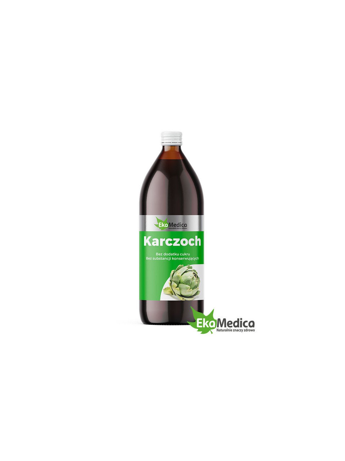 EkaMedica, Naturalny Sok Karczoch, bez dodatku cukru, 500ml