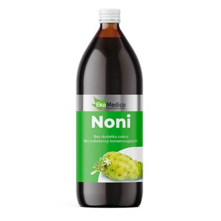 Ekamedica, Naturalny Sok Noni, bez dodatku cukru, stop migrenie 500ml