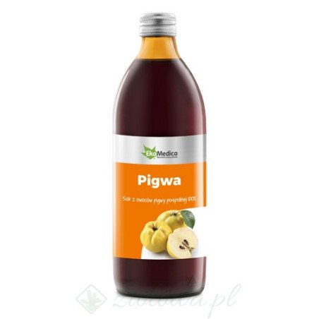 EkaMedica 100% Naturalny Sok Pigwa, Wzmacniający Odporność, 500ml