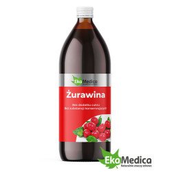 EkaMedica, 100% Natural Cranberry Juice, sugar free, 500 ml
