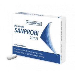 SANPROBI Stress Probiotic 20 Capsules for Mainains Probiotic Bacteria