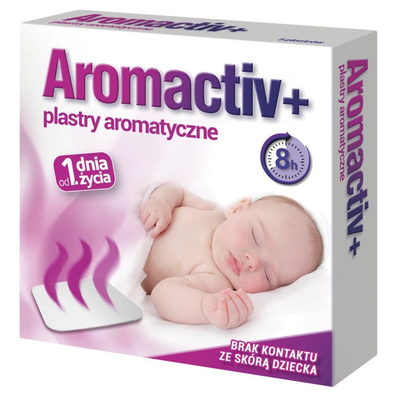 Aromatyczne plastry Aromactiv+ dla dzieci od pierwszego dnia życia