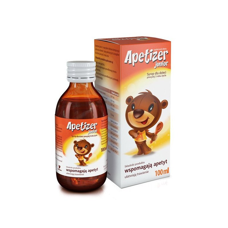 Apetizer Junior Syrup supporting appetite in children over 3, 100ml