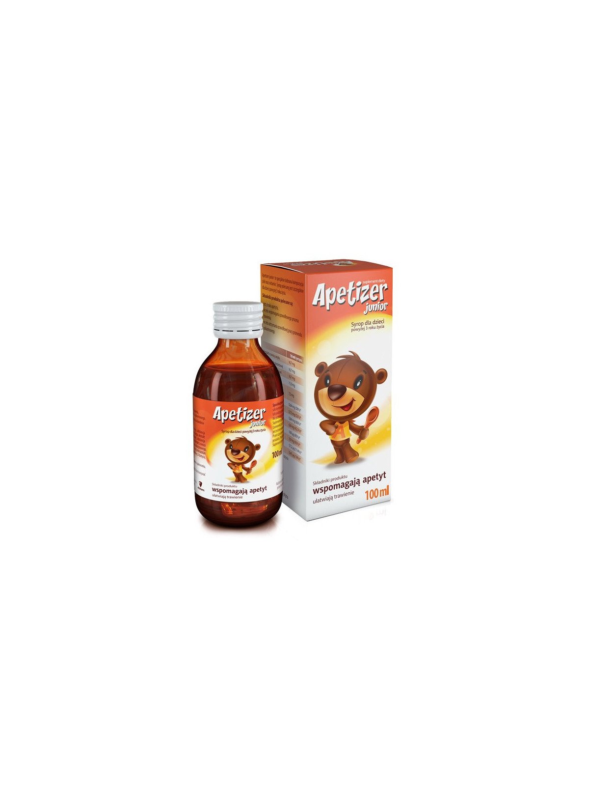 Apetizer Junior Syrup supporting appetite in children over 3, 100ml