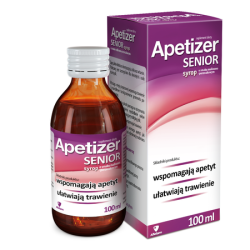 Apetizer Senior Syrup for appetit, raspberry and currant flavor, 100ml