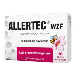 Allertec WZF, 10 mg, coated tablets, 10 pcs.