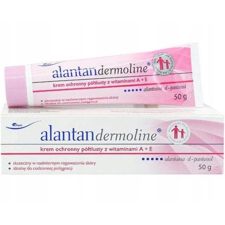 Alantandermoline, Semi-fat protective cream with vitamins A+E, 50 g