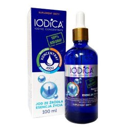 Iodica Natural Iodine Concentrate, 100ml dark glass bottle