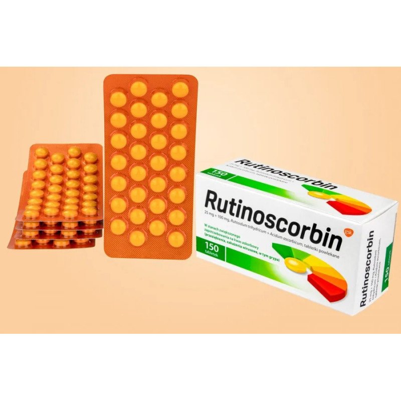 Rutinoscorbin, wspomaganie leczenia /150 tabletek