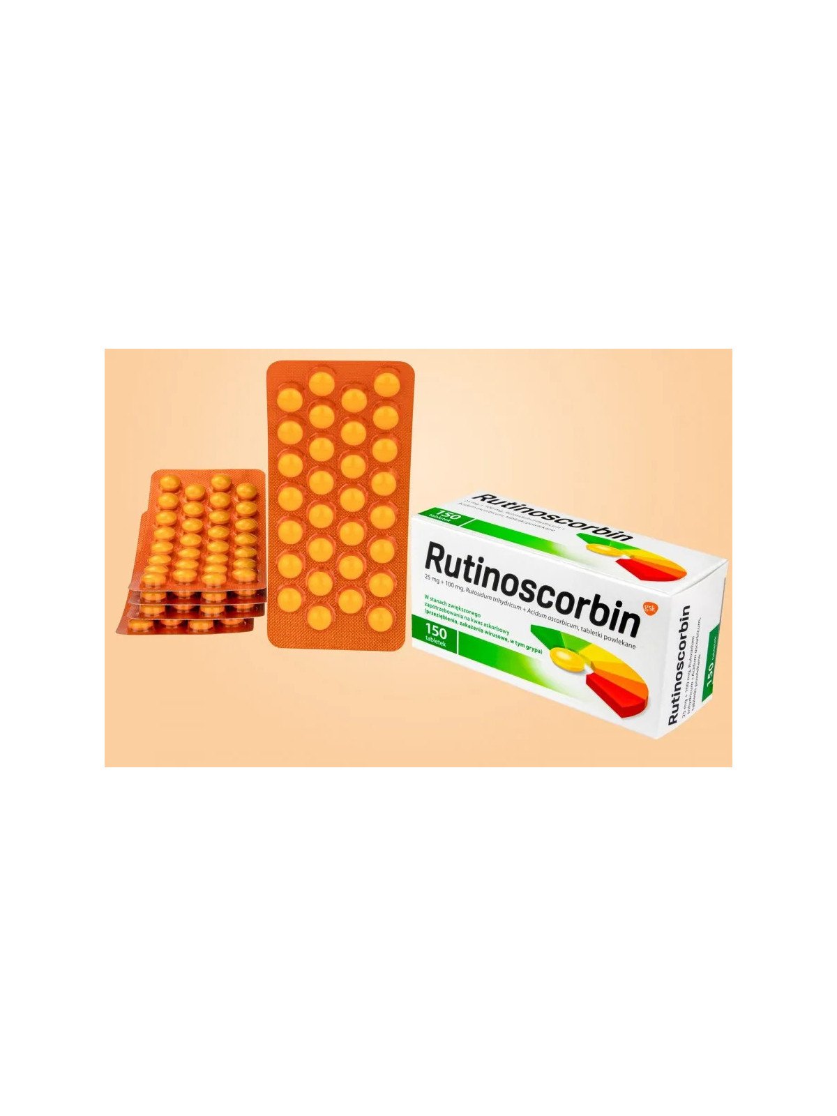 Rutinoscorbin, wspomaganie leczenia /150 tabletek