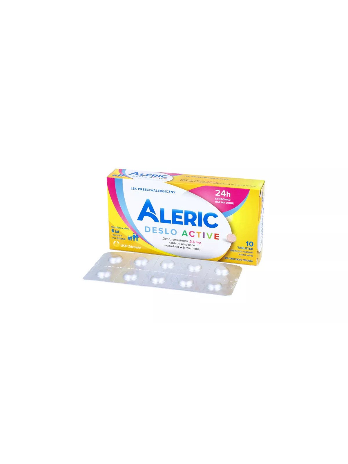 Aleric Deslo Active 5 mg, 10 tablets