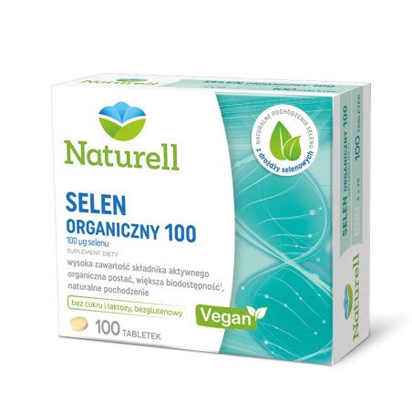 Naturell, Organic Selenium 100 μg, 100 tablets