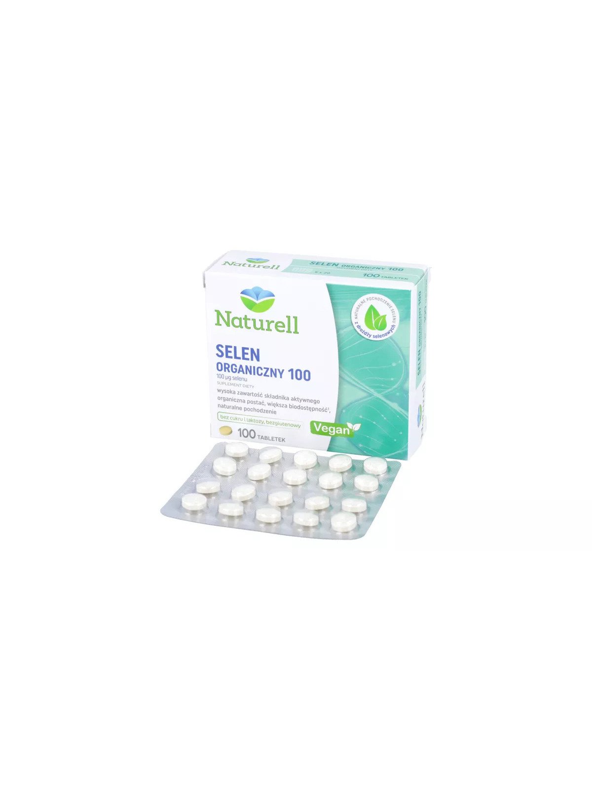 Naturell, Organic Selenium 100 μg, 100 tablets