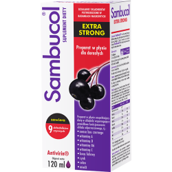 Sambucol Extra Strong, syrup for adults, 120 ml