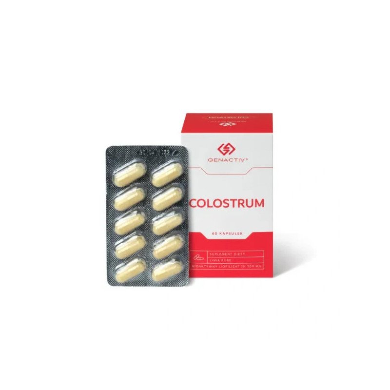 GENACTIV, COLOSTRUM, 60 kapsułek