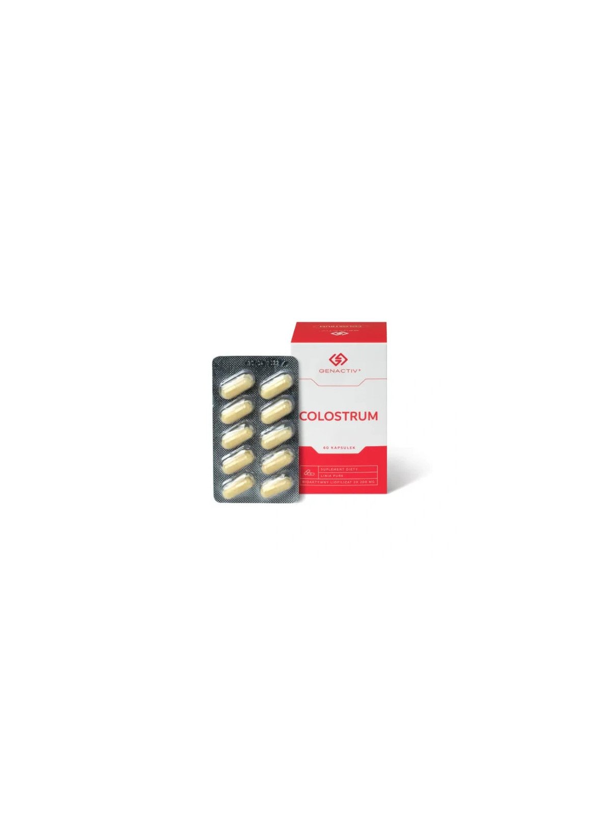 GENACTIV, COLOSTRUM, 60 kapsułek