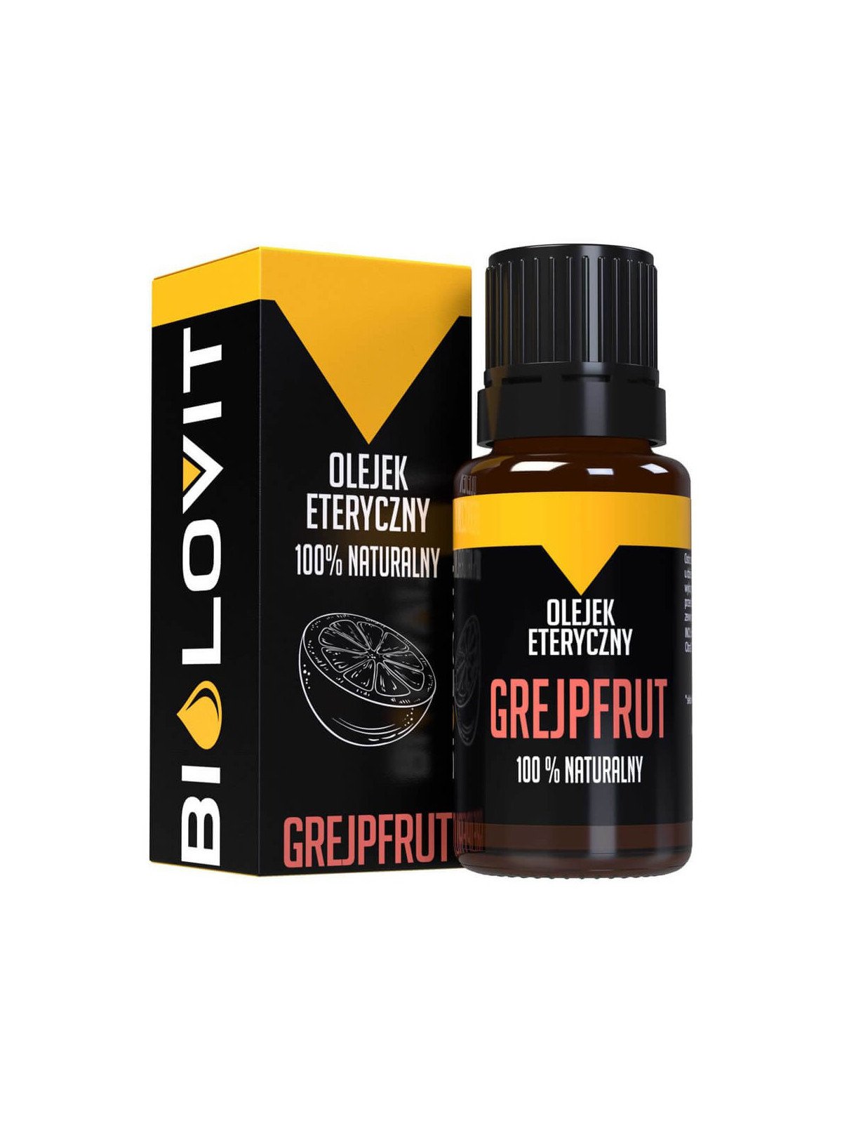 BILOVIT Naturalny Olejek eteryczny grejpfrut, 100% organic, 10 ml