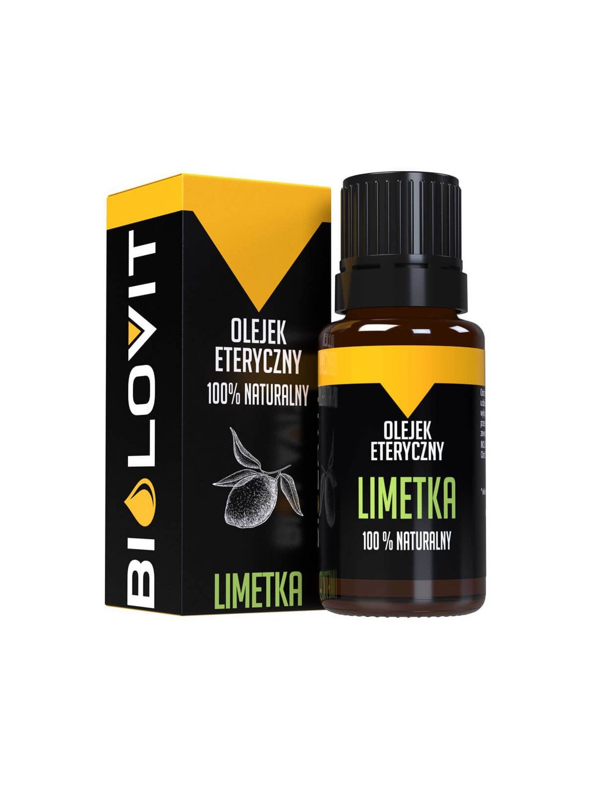 BILOVIT Naturalny olejek eteryczny Limetka , 100% organic, 10 ml