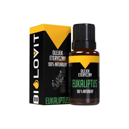 BILOVIT Naturalny olejek eteryczny Eukaliptus, 100% organic, 10 ml