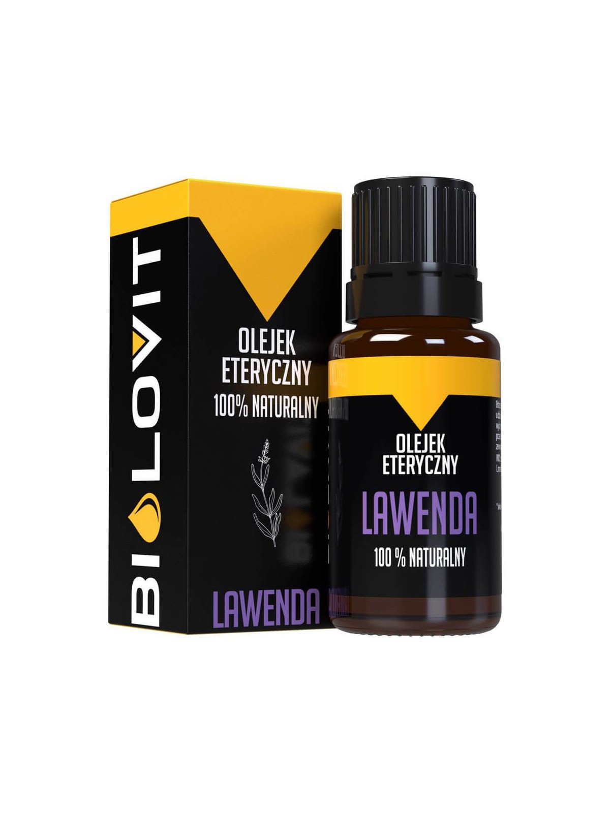 BILOVIT Natural Lavender essential oil, 100% organic, 10 ml