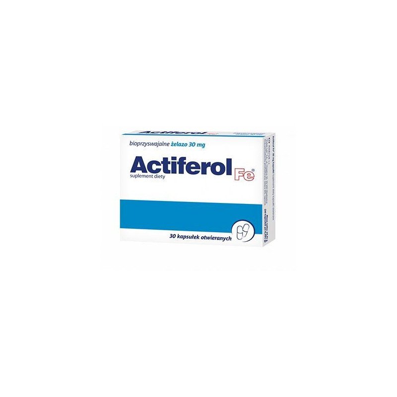 Actiferol FE, 30 mg żelaza, 30 kapulek